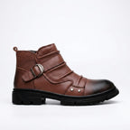Low Heel Biker Boots
