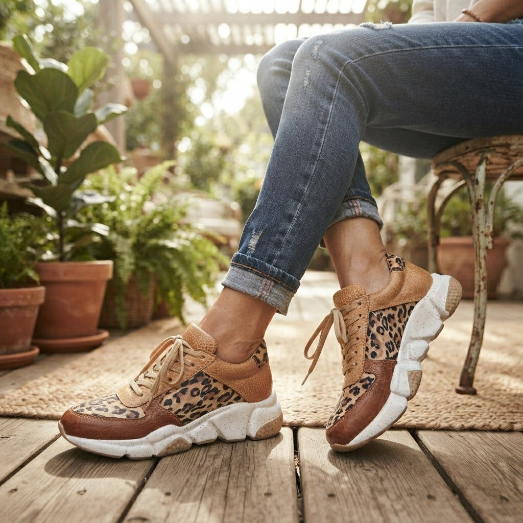 Chunky Dad Sneakers Lace Up