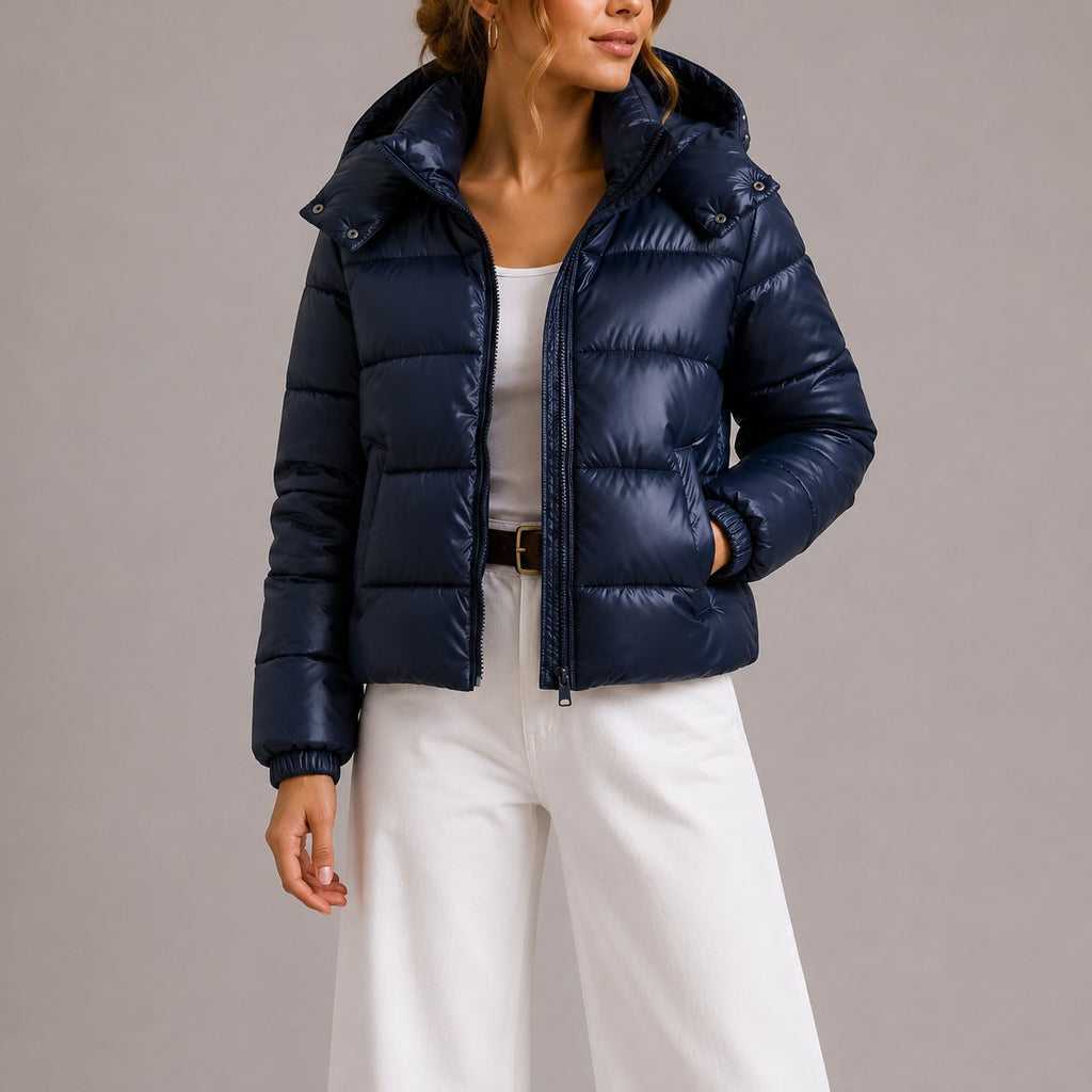 Chaqueta acolchada con capucha