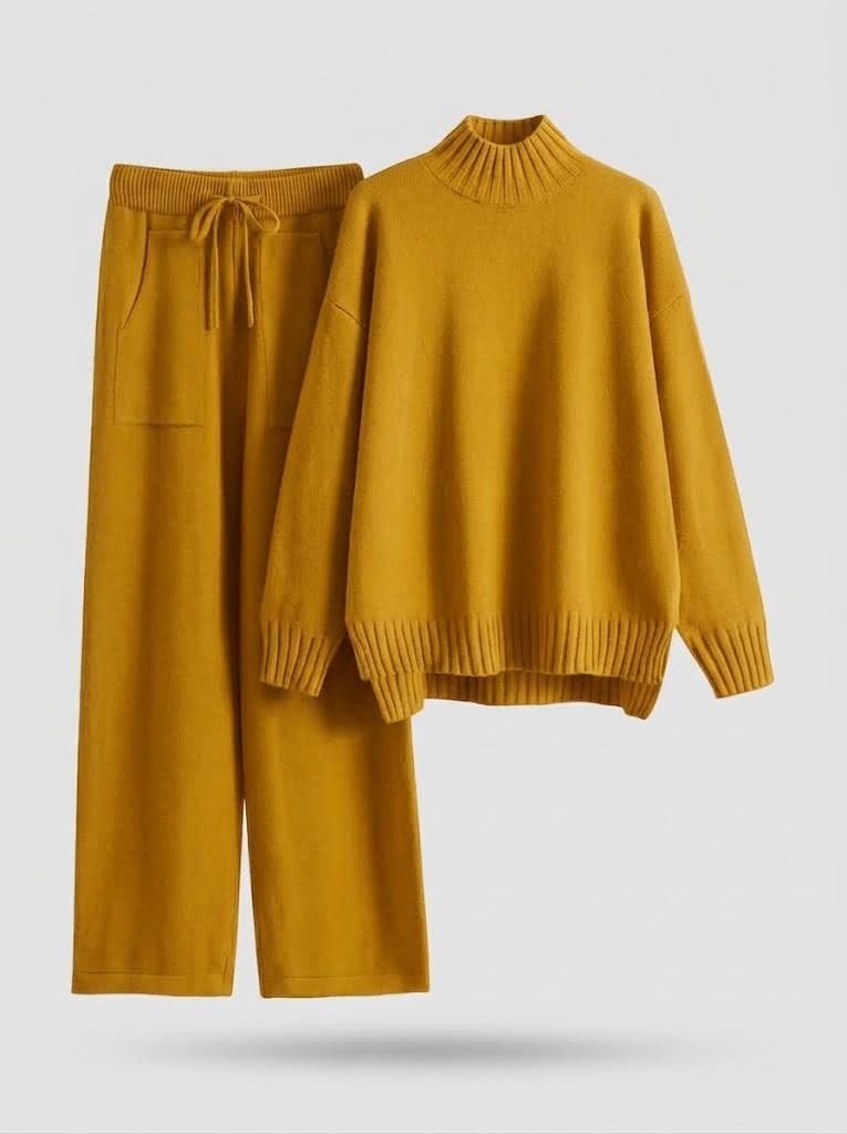 Wide Leg Knit Co-ord Set