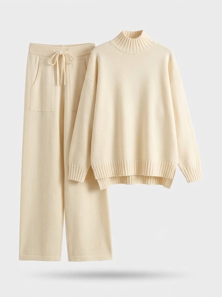 Wide Leg Knit Co-ord Set
