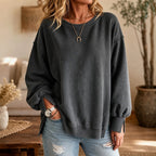 Sudadera extragrande de cuello redondo