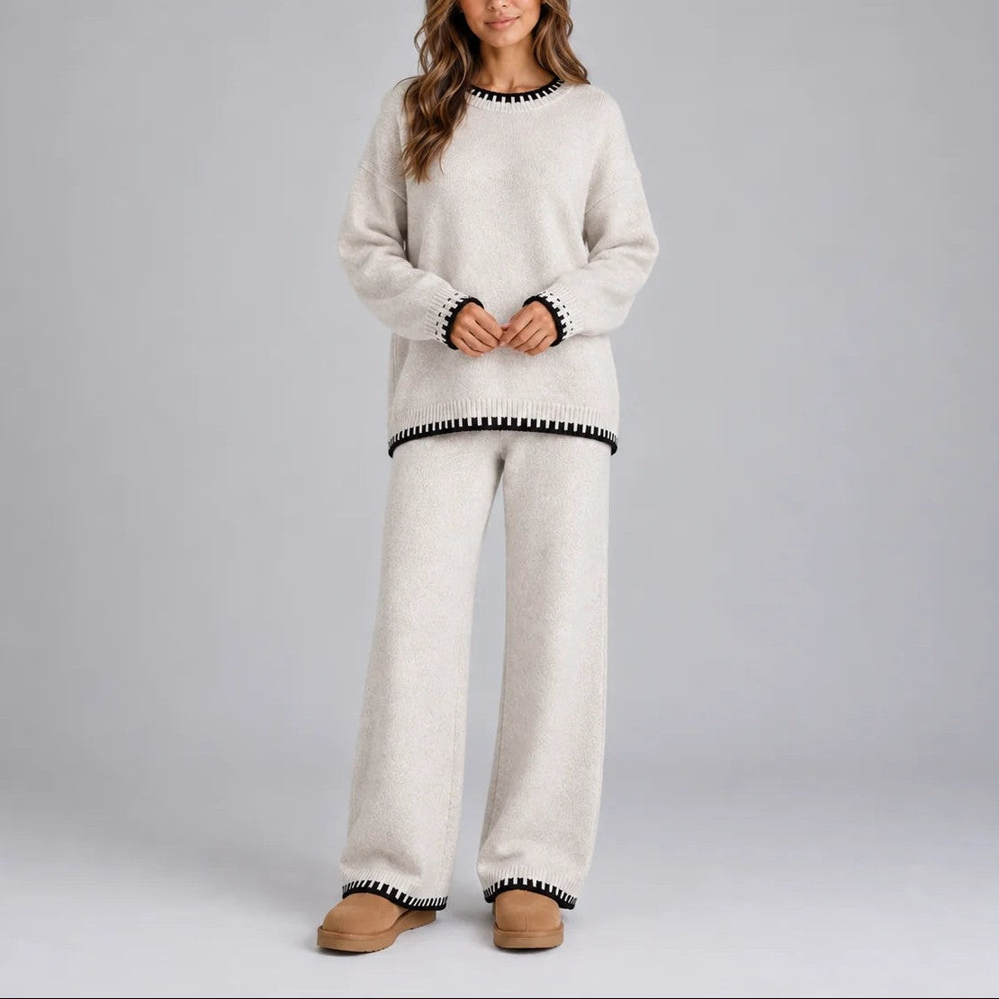 Wide Leg Knit Co-Ord Set