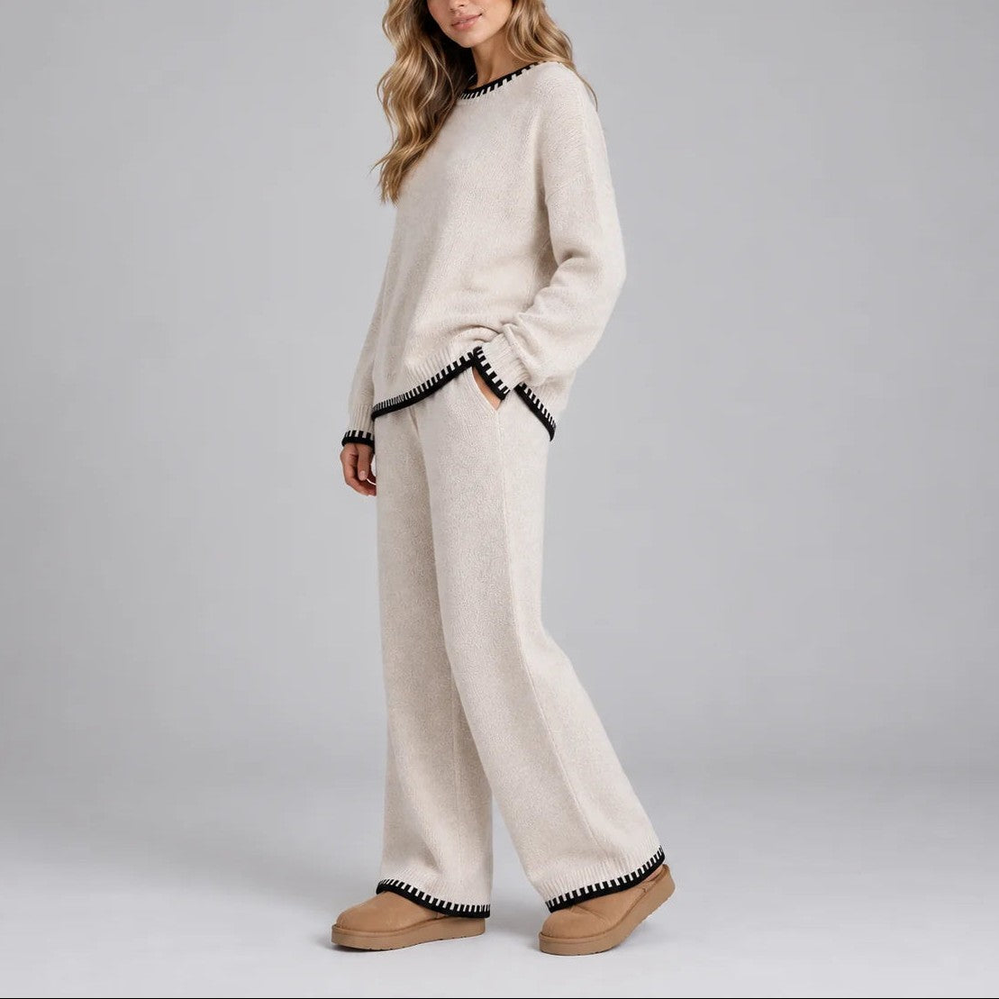Wide Leg Knit Co-Ord Set