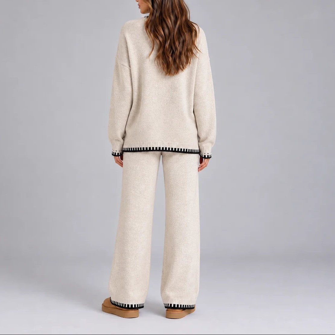Wide Leg Knit Co-Ord Set