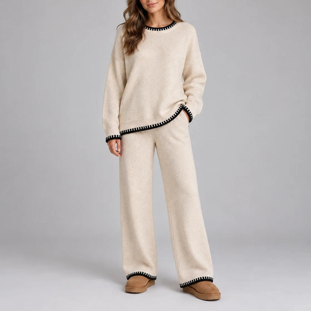 Wide Leg Knit Co-Ord Set