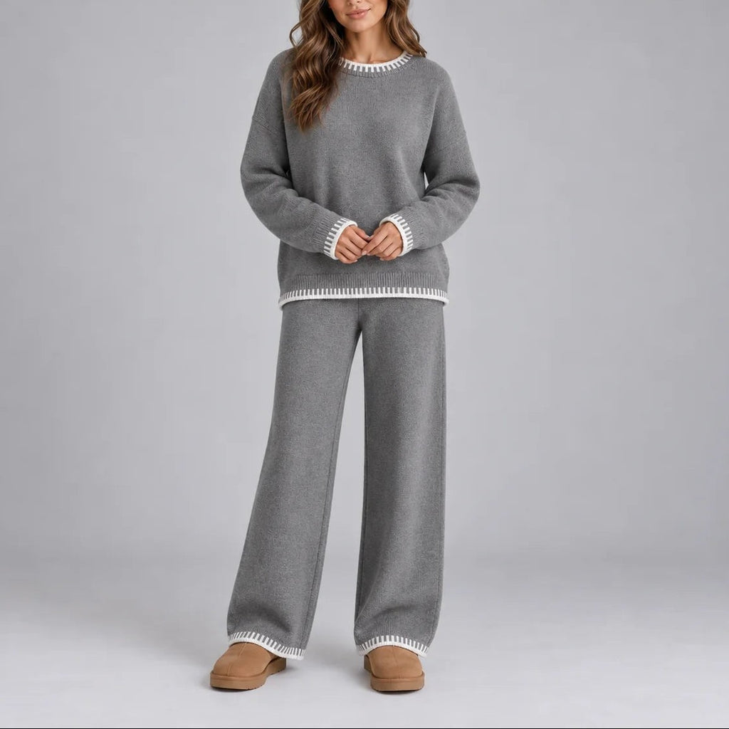 Wide Leg Knit Co-Ord Set
