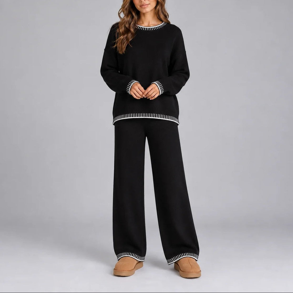 Wide Leg Knit Co-Ord Set