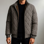 Veste Bomber doublée en Sherpa, matelassée en losanges