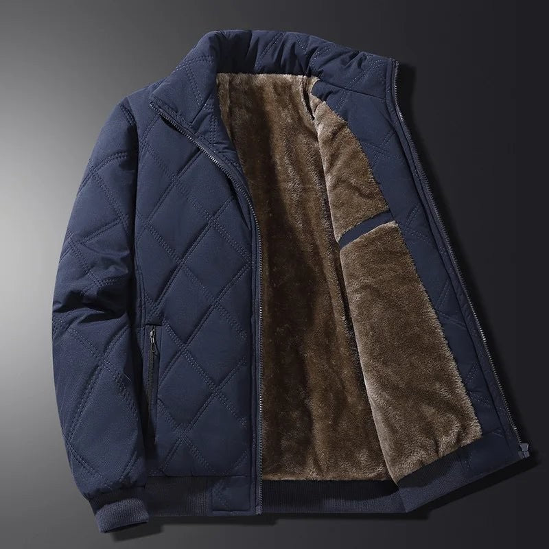 Veste Bomber doublée en Sherpa, matelassée en losanges