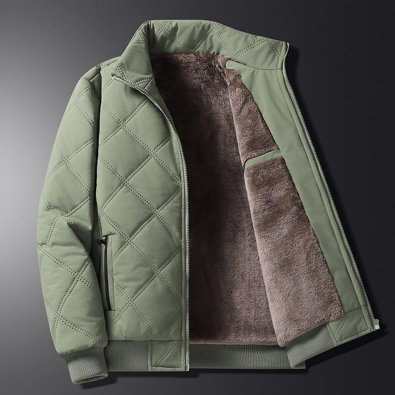Veste Bomber doublée en Sherpa, matelassée en losanges