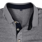 Long Sleeve Polo Shirt Chest Pocket