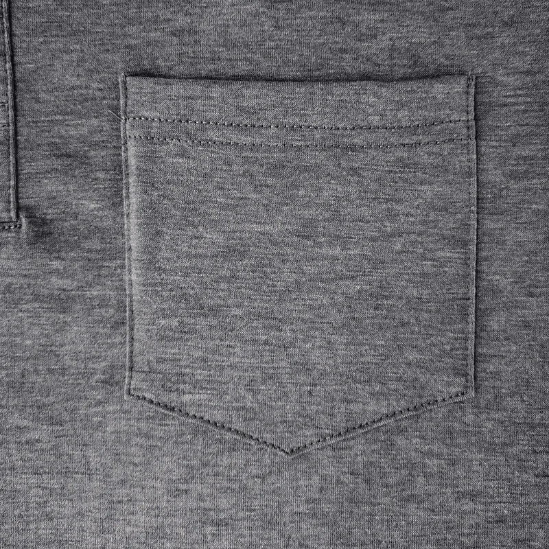 Long Sleeve Polo Shirt Chest Pocket