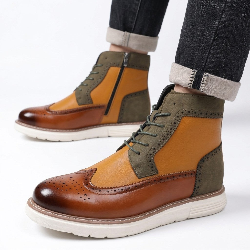 Ankle Brogue Boots