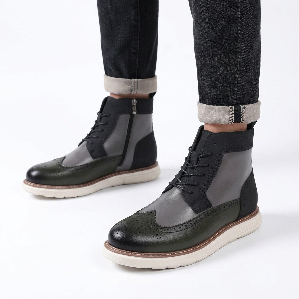 Ankle Brogue Boots