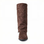 Calf Length Flat Boots
