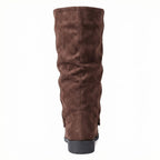 Calf Length Flat Boots