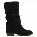 Calf Length Flat Boots