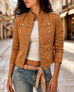 Chaqueta militar entallada