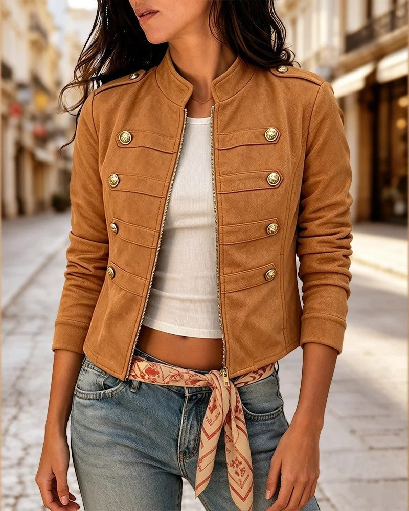Chaqueta militar entallada