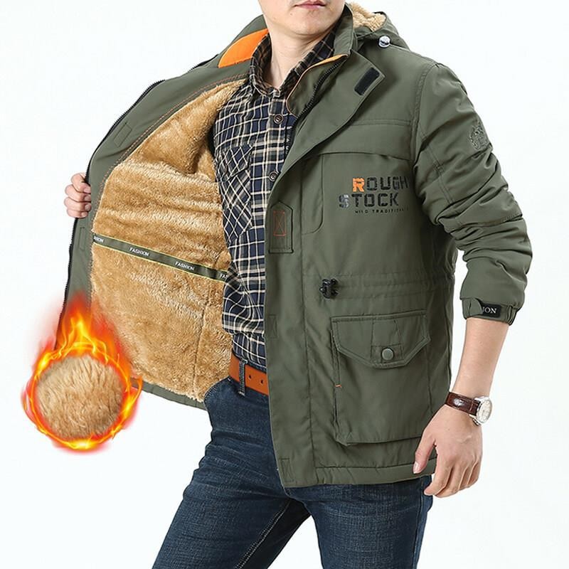 Veste à capuche en tissu borg
