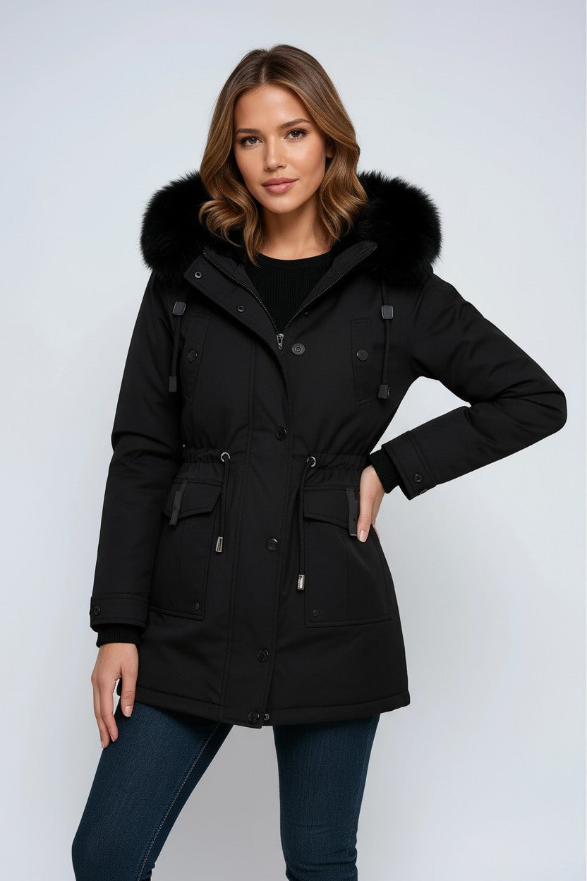 Hooded Parka Coat