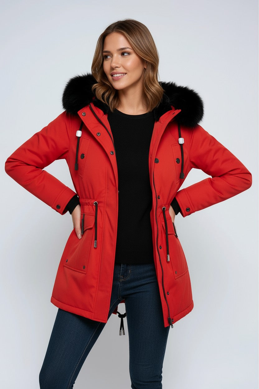 Hooded Parka Coat