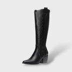 Bottes de cow-boy western brodées, hauteur genou