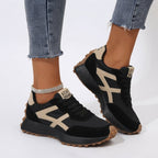 Retro Chunky Running Sneakers Lace Up