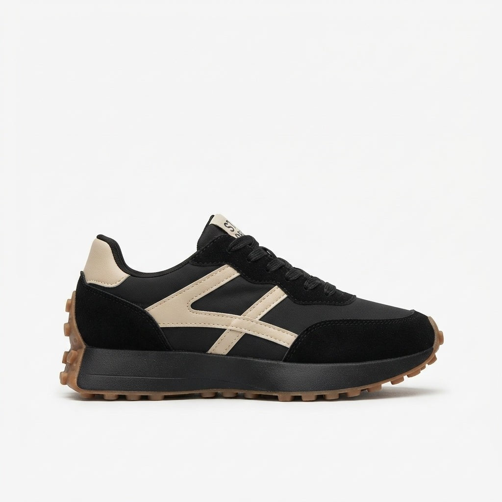 Retro Chunky Running Sneakers Lace Up