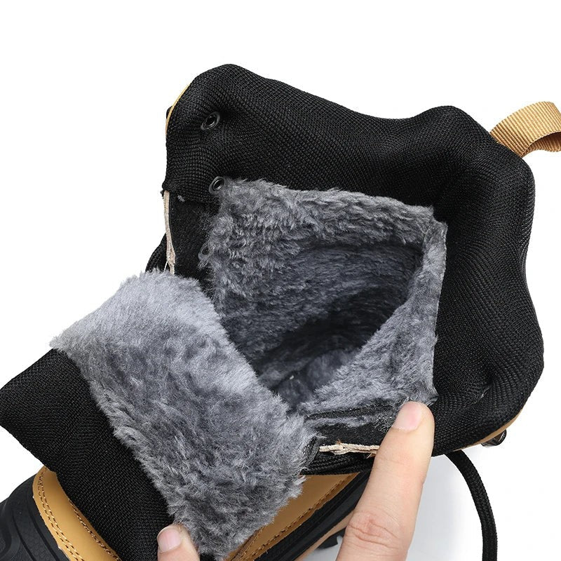 Botas de nieve con cordones