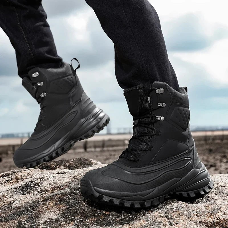 Botas de nieve con cordones
