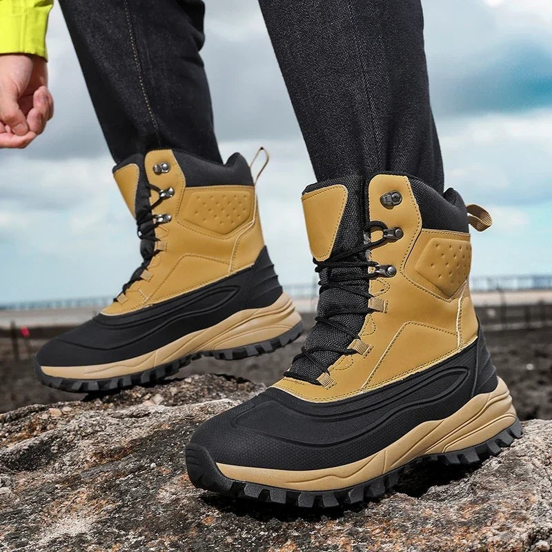 Botas de nieve con cordones