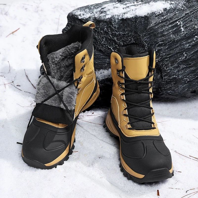 Botas de nieve con cordones