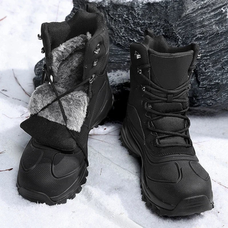 Botas de nieve con cordones