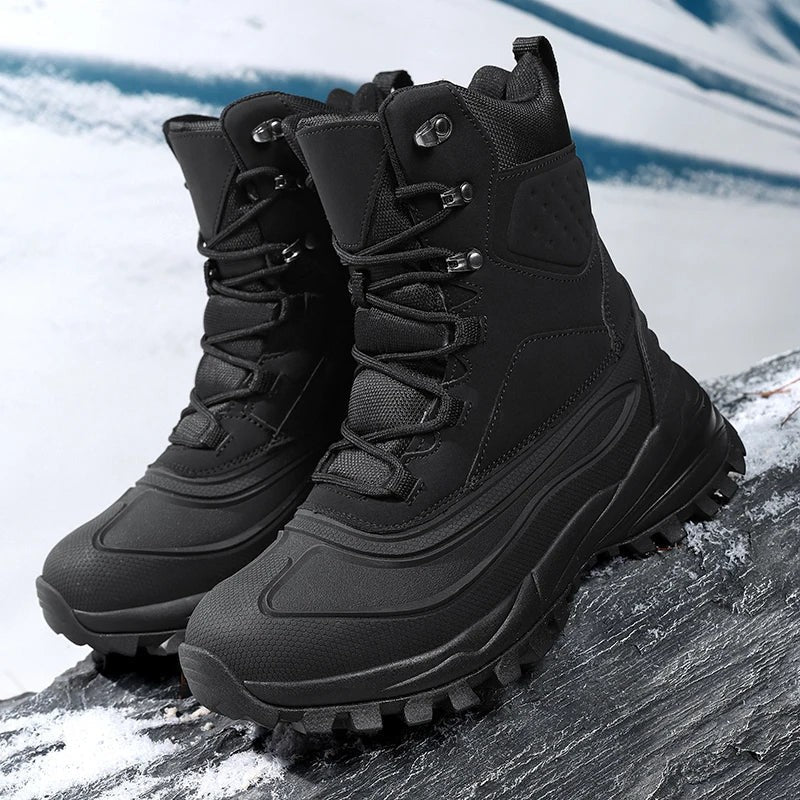 Botas de nieve con cordones