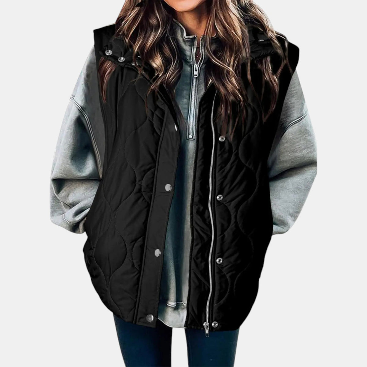 Gilet à capuche