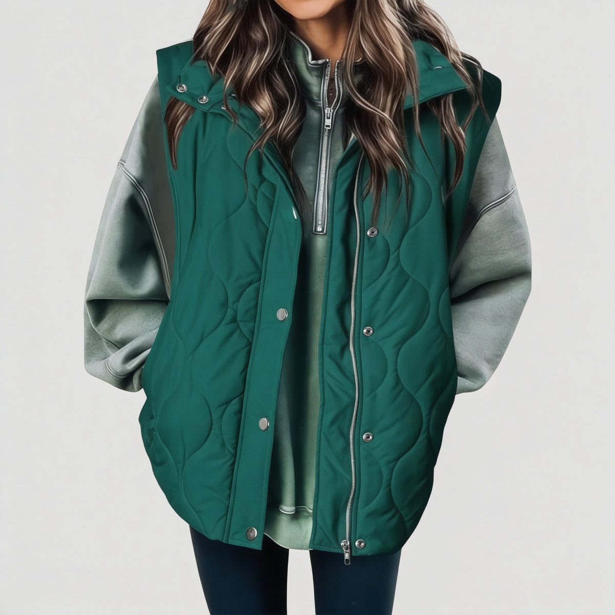 Gilet à capuche
