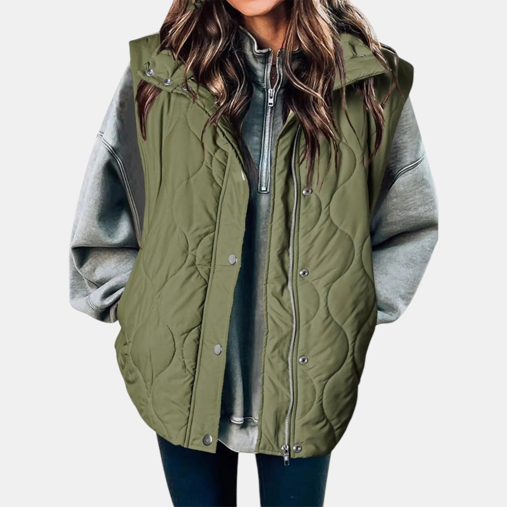 Gilet à capuche