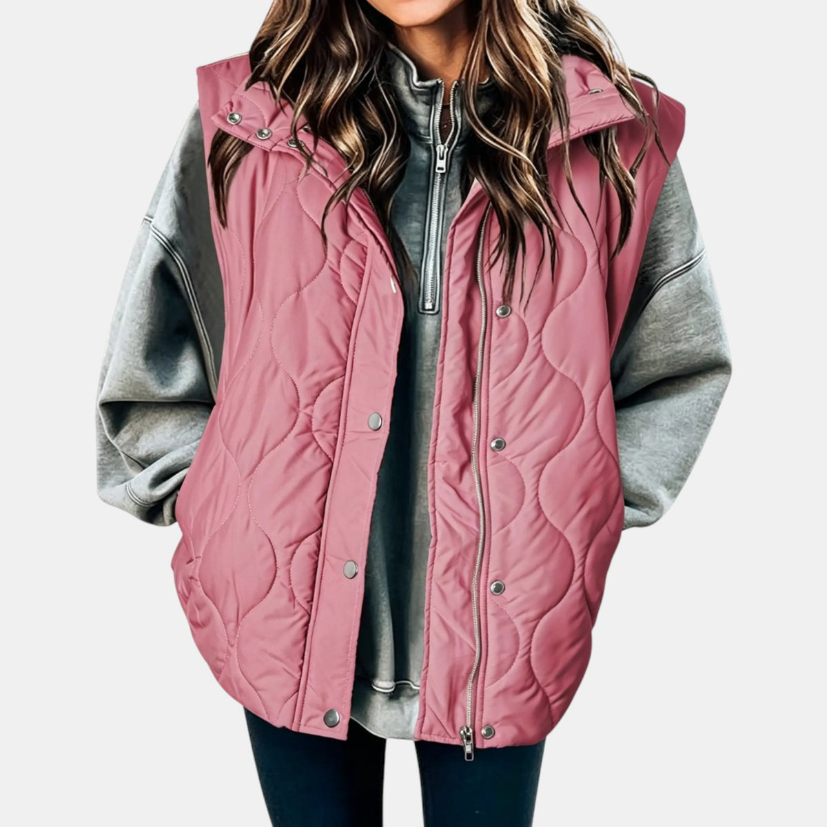 Gilet à capuche