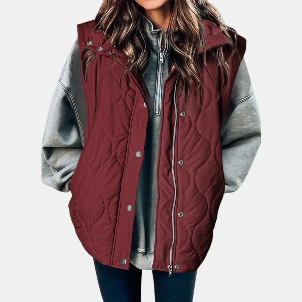 Gilet à capuche