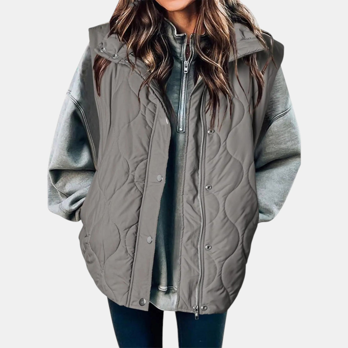 Gilet à capuche