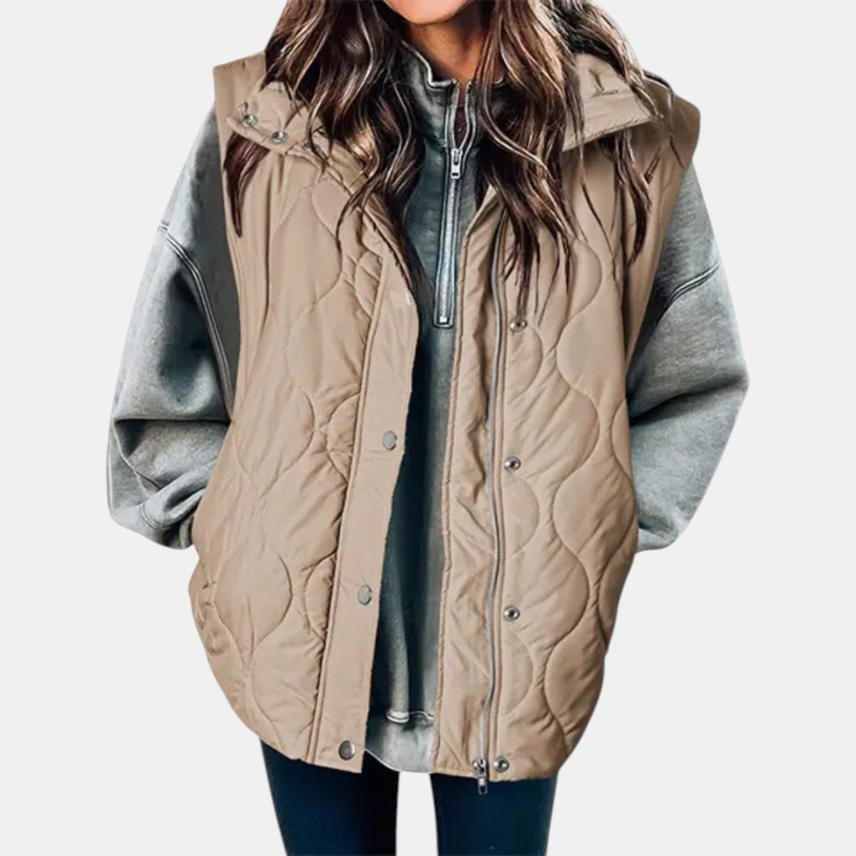 Gilet à capuche