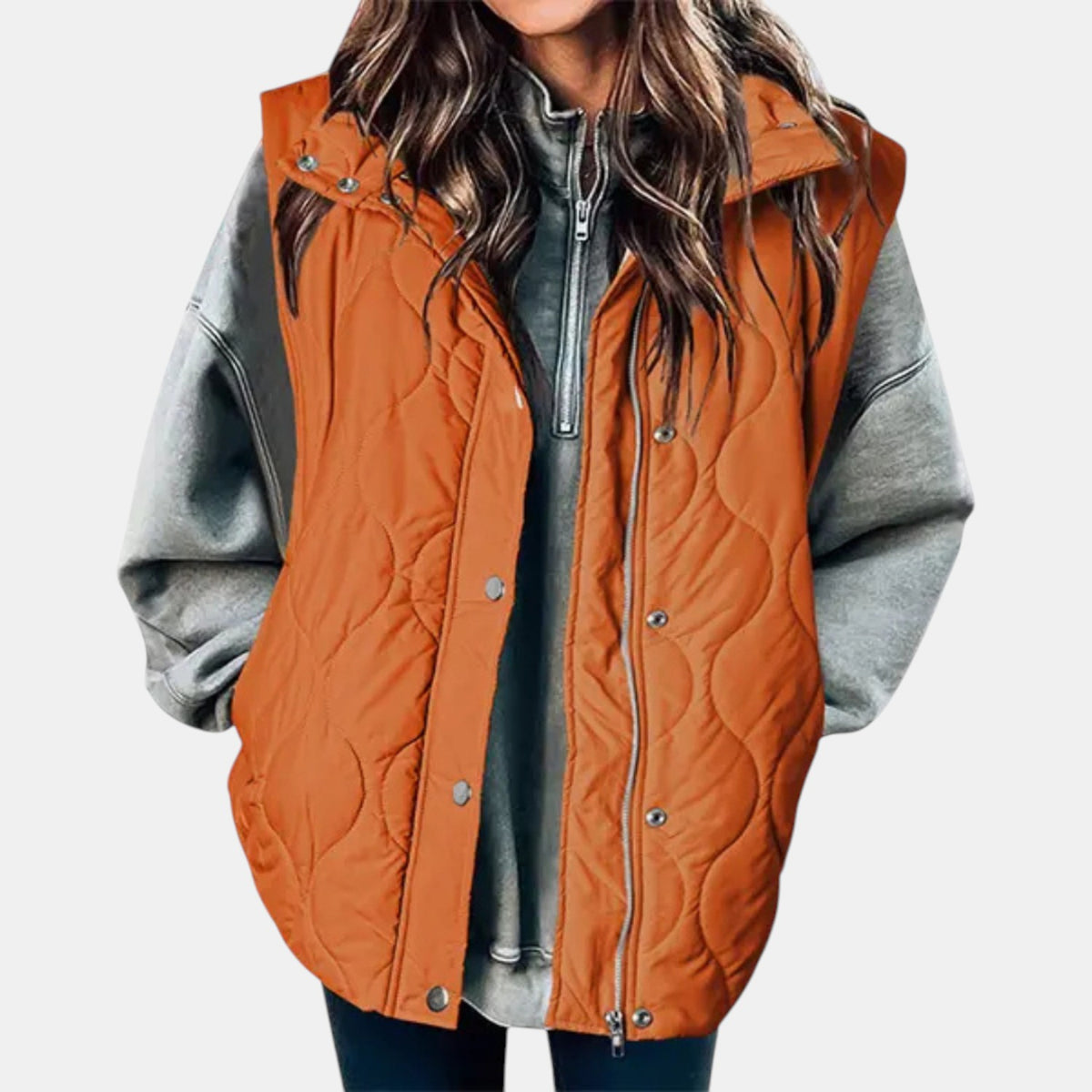 Gilet à capuche