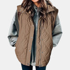 Gilet à capuche