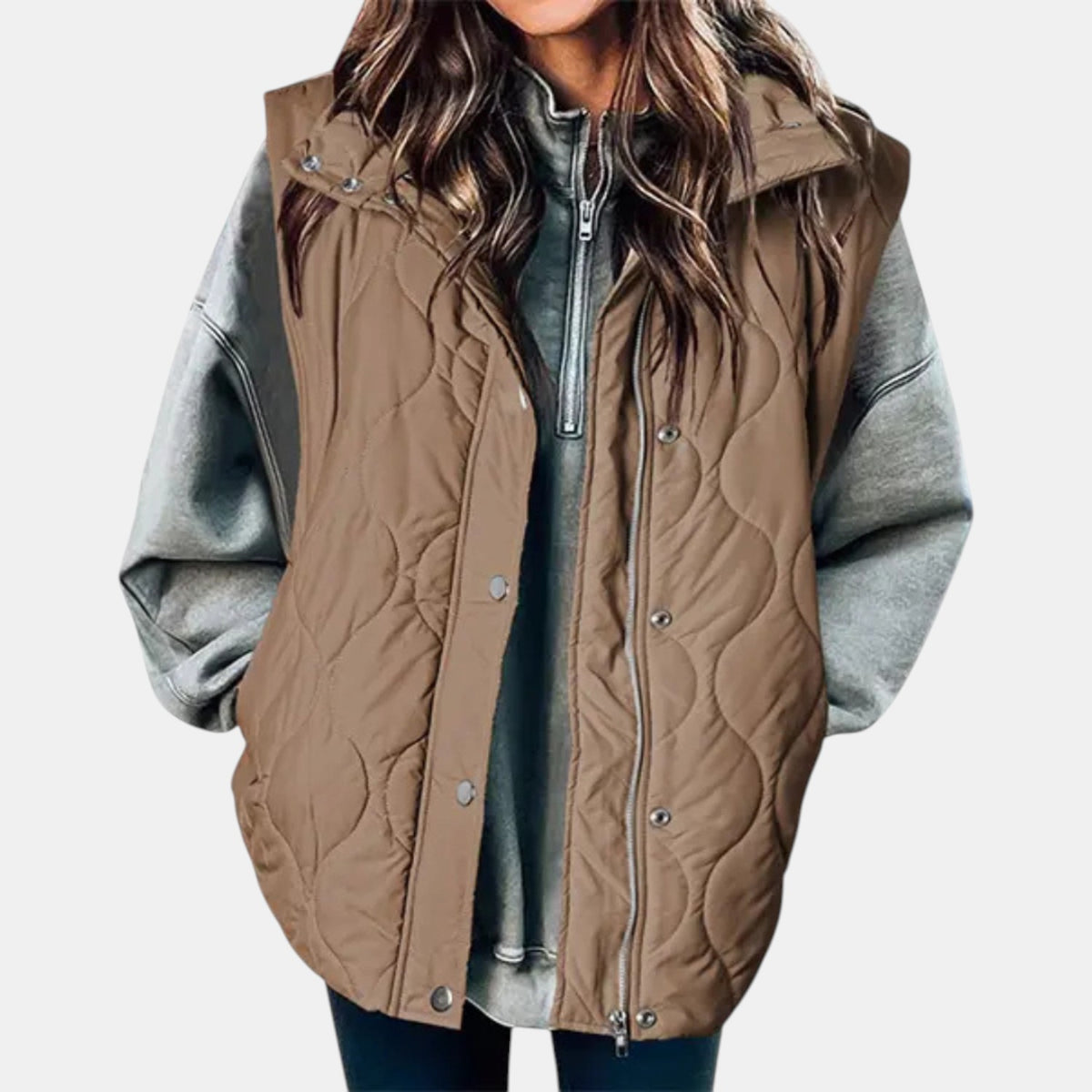 Gilet à capuche