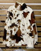 Sherpa Quarter Zip Sweatshirt Oversized