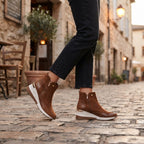 Bottes à talons compensés