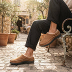 Sherpa Lined Moccasin Slippers Slip On