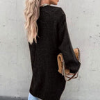 Cardigan long Oversized en maille, devant ouvert